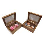 Customized Wooden Photo Frames Decorations With Pollen Preserved Rose