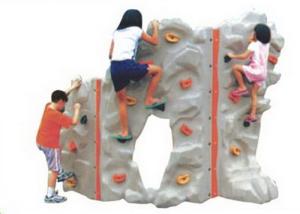 Wholesale Backyard Rock Climbing Wall , LLDPE Plastic Climbing Gym Anti Corrosion from china suppliers