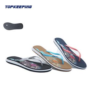 Wholesale Custom Logo Female EVA Stylish Flip Flop Printing Pattern from china suppliers