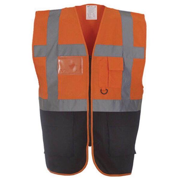 100% Cotton Reflective Safety Vest , High Visibility Safety Vest With Reflective