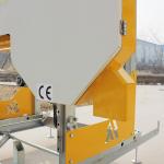 2000 KG Weight Wood Cutting Saw Machines With 36 Inch Band Sawmill Diesel Motor