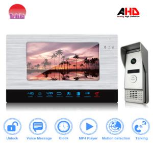 Wholesale Promotion 4 Wired video door phone Support Max.32G SD Card for video recording Intercom from china suppliers