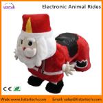 Santa Claus Electronic Walking Animal Rides Games Machine for Christmas