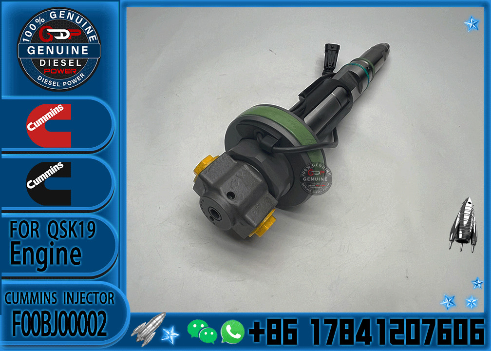Genuine Fuel Injector Assembly F00BJ00002 01986435613 0986435902 0986435905 0986435616 F00BJO0008For Qsk19 Engine