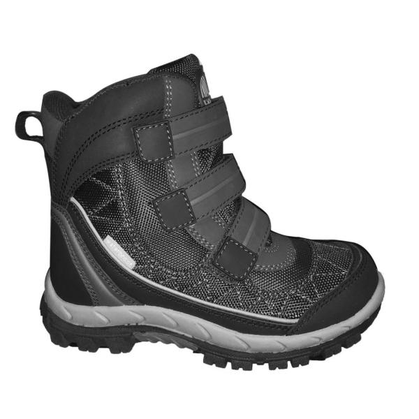 Kids Snow Boots Warm Winter Fur Boots PU Boots Big Velcro Non-Slip Boots Soft Boots Outdoor Boots Anti Slip Boots