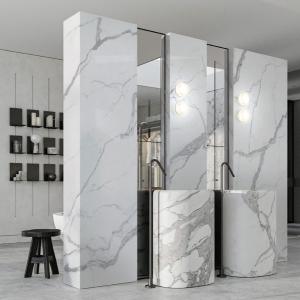 Wholesale 6mm Glazed Porcelain Tile For Floor Wall Long Lasting Glazed Finish 1220*2720mm from china suppliers