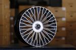 Car Black Machine Face Rims 19X8.5 19 Inch Forged Rims For 2021 MAYBACH S680