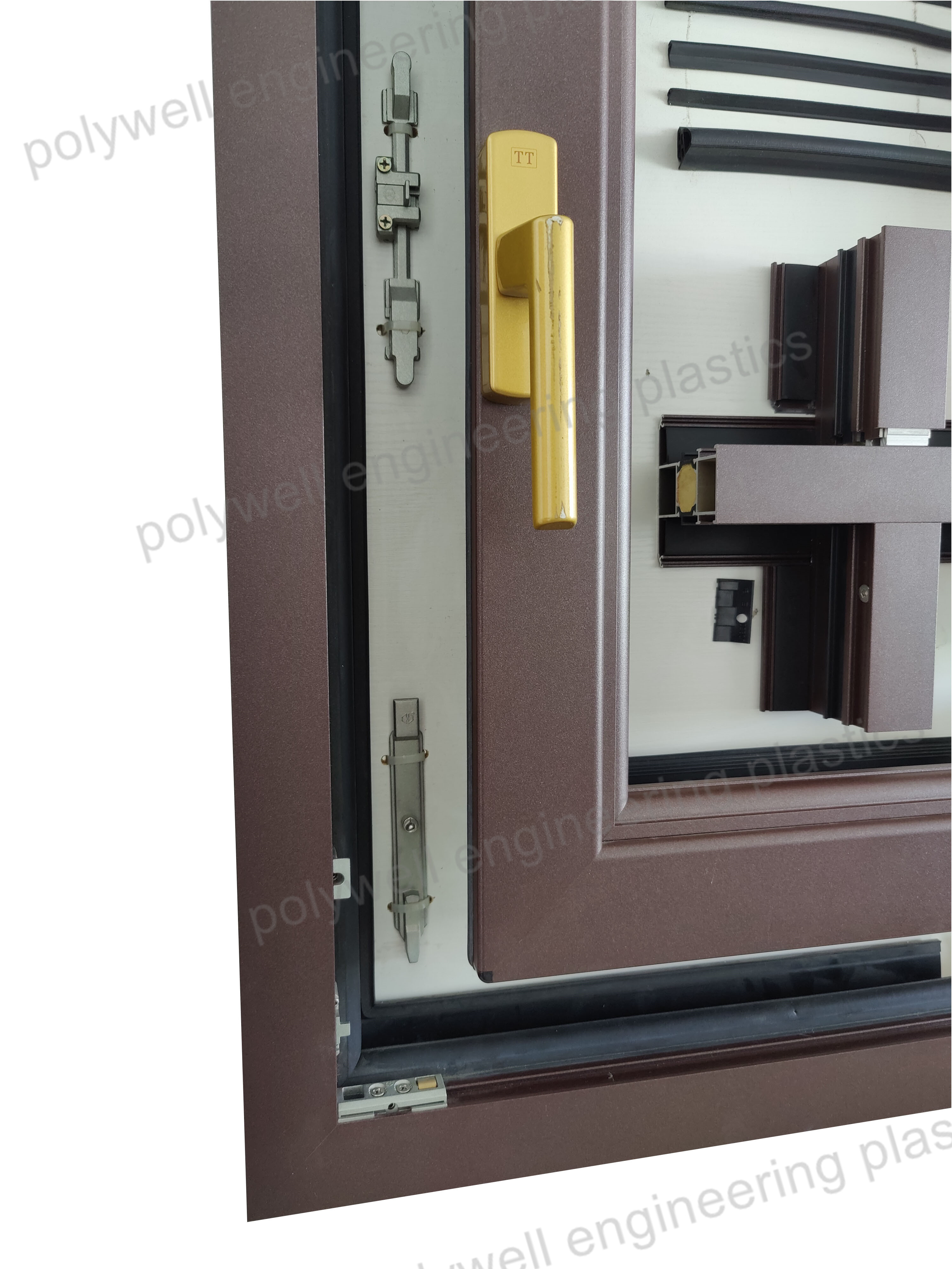 Modern Design Customized Casement Sliding Aluminum Folding Swing Window With Double Tempered Glass