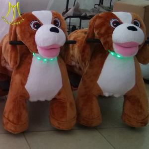 Wholesale Hansel hot selling mall ride on toys walking plush electric animal from china suppliers