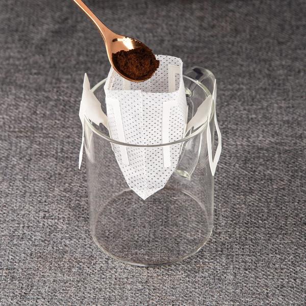 Non Woven Fabric Disposable Portable Drip Coffee Tea Filter Bags Hanging Filters