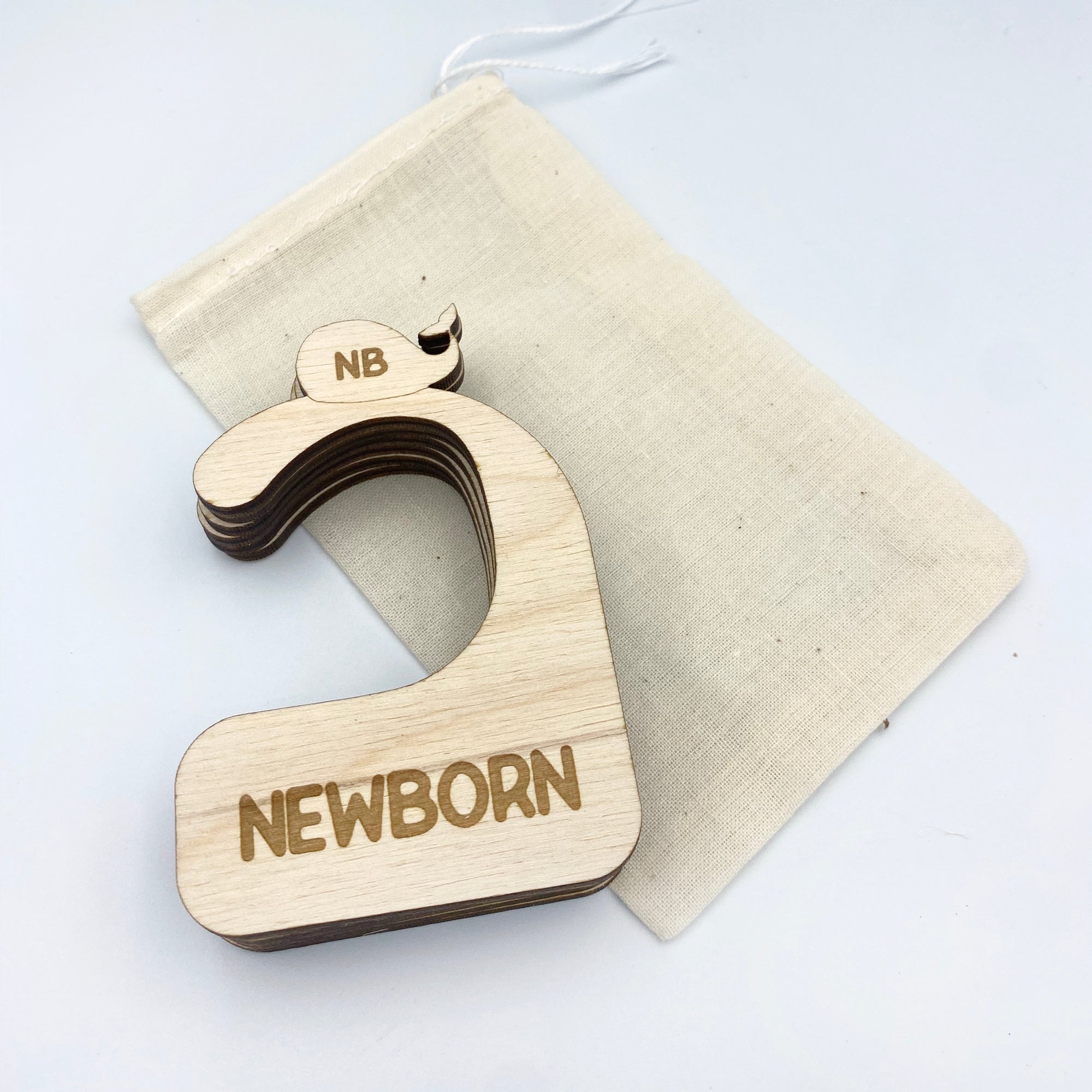 7pcs wooden whale Baby closet dividers Divider Clothes Organizer