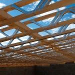Outdoor Construction Silver Wooden Roof Sheet Metal Building Materials with Web