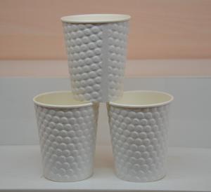 Wholesale Embossed Paper Cups White from china suppliers