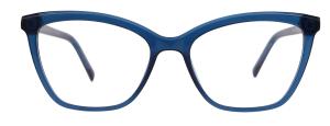 Wholesale Skin Friendly Acetate Frame Glasses Blue , Classic Cat Eye Glasses With Clear Lens from china suppliers