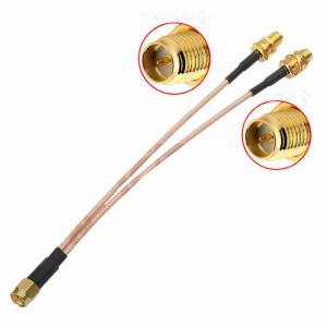 Wholesale RF 1.13 Mini Coaxial Cable Jumper Single UFL/To SMA Female Connector from china suppliers