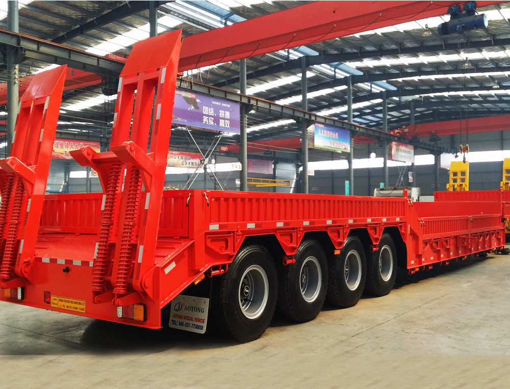 Hydraulic Multi Axle 35-100 Ton Bulk Cargo Carrier Lowboy Trailer Within Your Budget