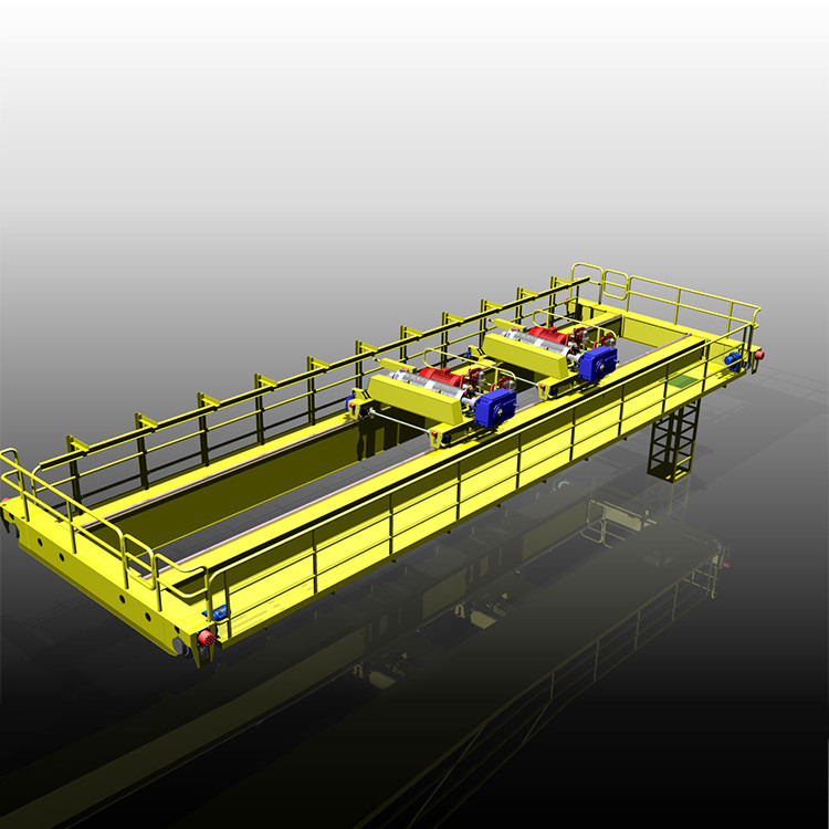 M5 QE Type Double Girder Hook Overhead Crane 31.5m Travelling 380V Cab Control