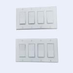 Prefabrication Three Gang Conduit Box Switch Snap On Plaster Ring