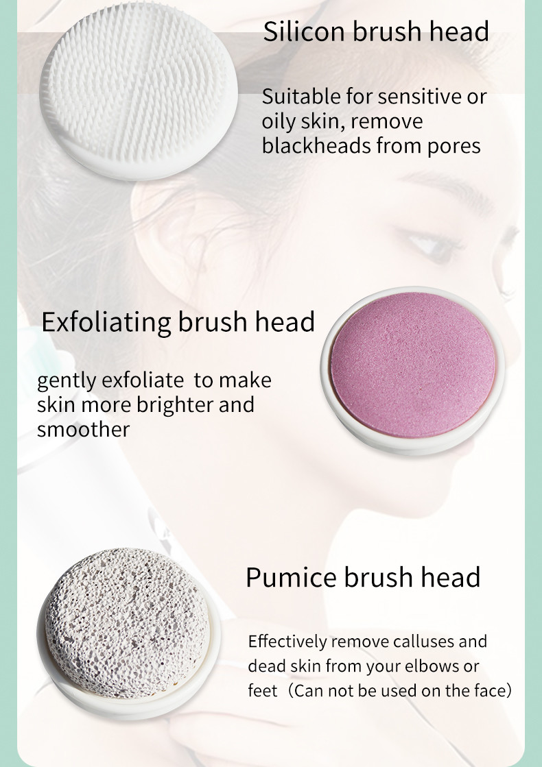 2 Speed Spin Soft Bristles Deep Cleansing Facial Machine