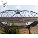 Antique Iron Gazebo Wrought Iron Pavilion Garden Metal Large European Style