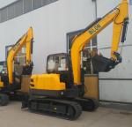 4.3KM/H Road Builder Excavator , 6500kg Weight Hydraulic Crawler Excavator