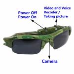 Hot selling high quality outdoor sports spy camera hidden sunglasses, glass