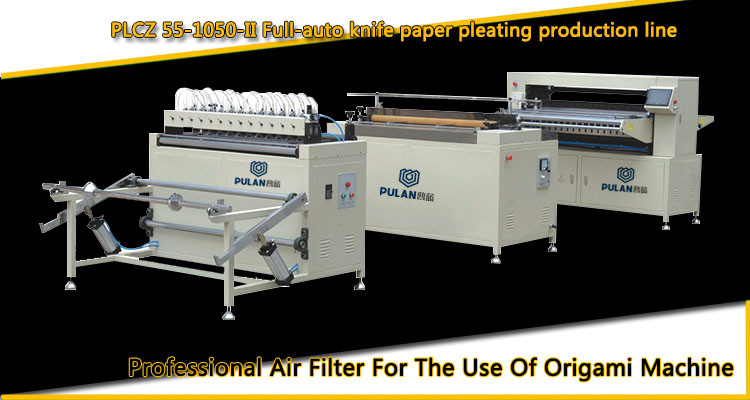 600mm Width Automatic Knife Paper Pleating Machine Synchronism