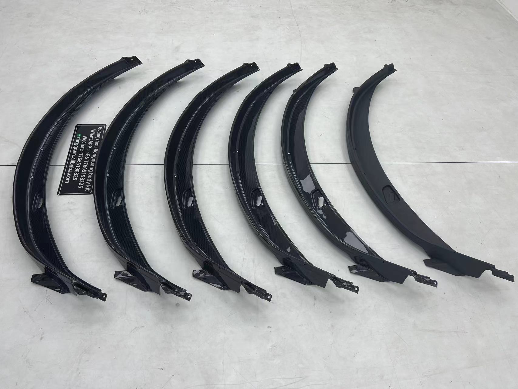 625C 650S Mclaren 12c Body Kit Headlamp Cleaning Guard Carbon Fiber Hood Fitting