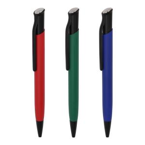 Wholesale Office School Stationery Metal Bevel Top Pressing Ballpoint Pen With Logo from china suppliers