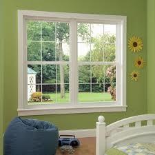 Wholesale Aluminum Profile Double Glass Single Hung Sliding Window With Insect Screen from china suppliers
