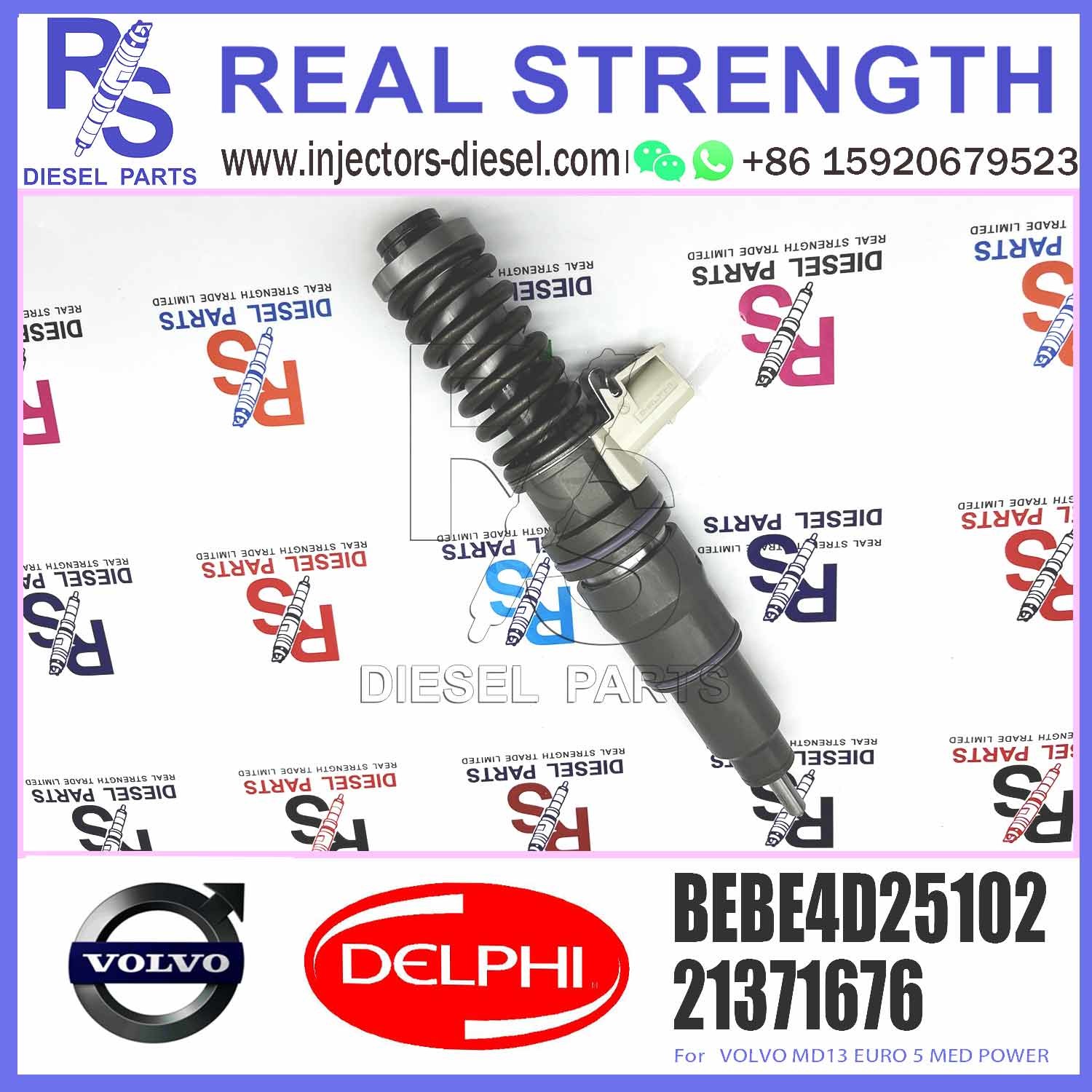 4 Pins Diesel Fuel Injector 21340615 Fuel Injection Nozzle BEBE4D25002 BEBE4D25102 For V-O-L-V MD13
