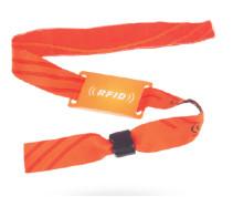 Wholesale 13.56Mhz Nylon Passive RFID Chip Wristband Silk Printing For Events Ticketing from china suppliers