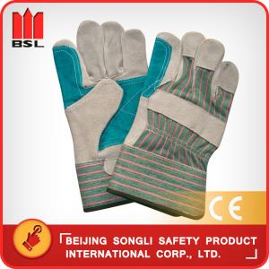 Wholesale SLG-HD6020-G cow split leather working safety gloves from china suppliers
