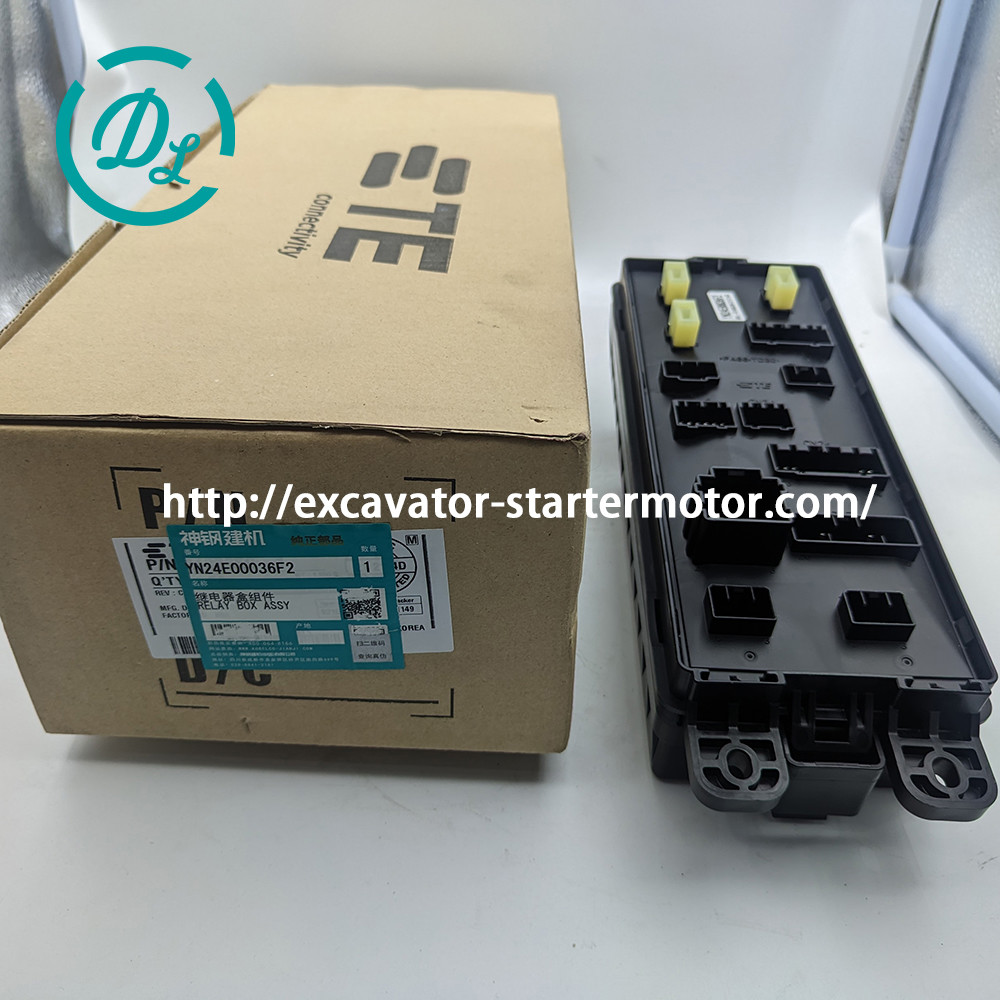 Excavator Relay Housing Assy YN24E00036F1 YN24E00036F2 Kobelco SK210-10