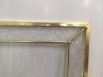 Metal Frame Cabinet Door Glass Panels Moisture Proof Board Plywood