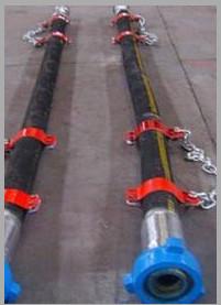 Wholesale sell oilfield Rotary Hose 3 1/2'' x 55' vibrator hose with 4'' male from china suppliers