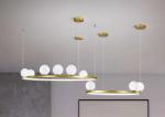 Luxury Pendant Lamp Glass Ball Chandeliers Decor Light Fixtures Ceiling Modern