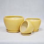 Elegant Round Ceramic Pots For Your Home Or Business Various Sizes Available