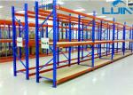 Convenient Medium Duty Shelving Plywood Board Steel Frame 100-150kg / Layer