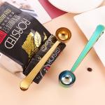 Stainless Steel Measuring Spoon With Coffee Bag Clip