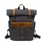 Men's Retro Work Laptop Rucksack , Student Outdoor Wear Resistant Travel Bag