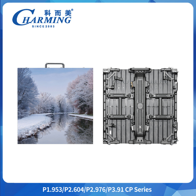 Anti-Oxidation P2.6/2.98/3.91 CP Series Indoor LED Video Wall With Truss Connection Keyhole