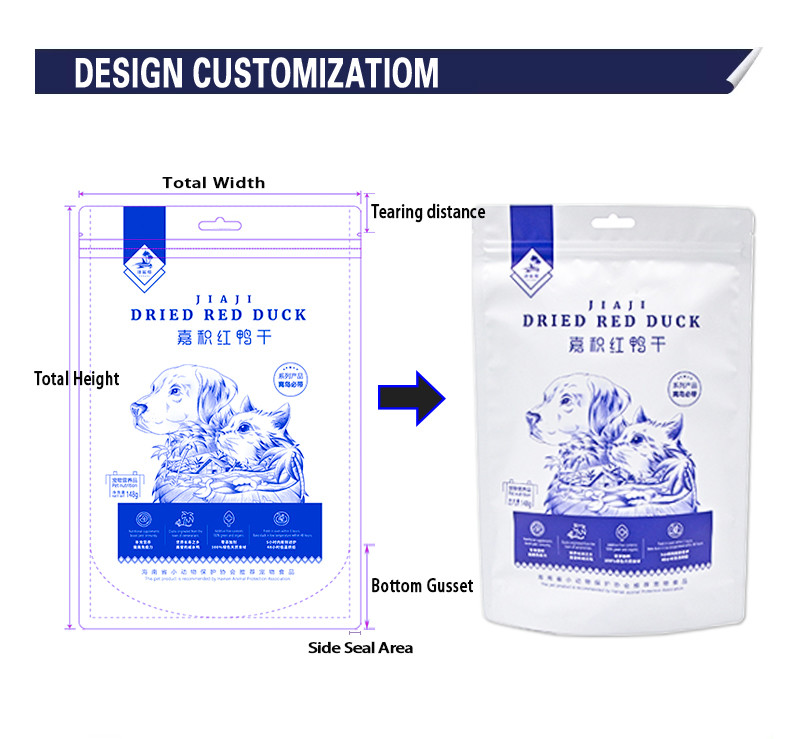 6x8 8x10 9x12 Empty Zipper Lock Food Packaging Custom Printing Food Fruit Window