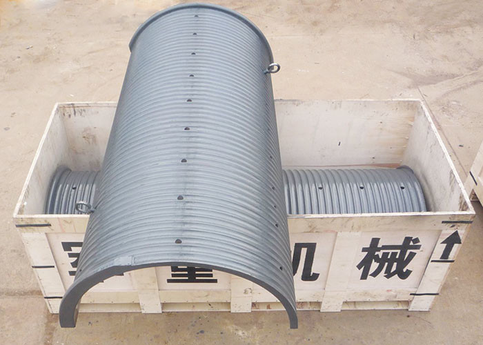 Marine Steel Offshore Winch Drum 4 Or 5 Layeres With 1320mm Length