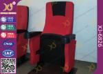 Plywood Inner Shell PU Foam Cushion Stadium Theater Chairs For Bleacher