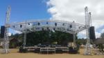 2020 High Loading Capacity 12*10*10m 6 Pillars Colorful Outdoor Heavy Duty Stage