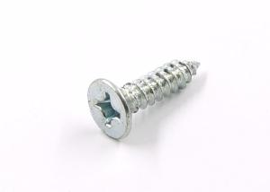 Wholesale Home Decorating Self Tapping Screws , DIN7982 Cross Recessed Flat Head Screw from china suppliers
