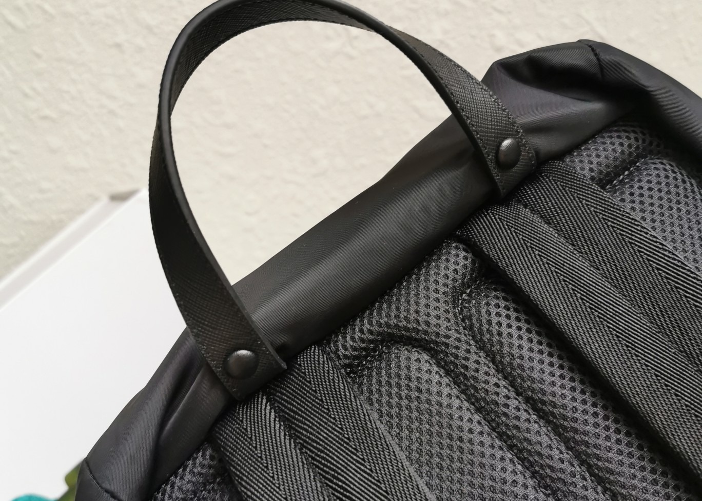 Saffiano Leather Apricot Luxury Brand Backpack With Multiple Pockets