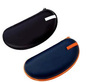 Wholesale 2024 fashionable zipper pu leather sunglasses case cover from china suppliers