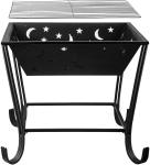 Solid Steel Wood Cannon Charcoal Burning Fire Pit 60.96cm X 60.96cm